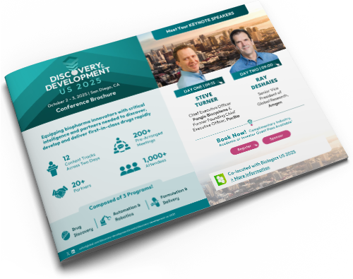 Discovery & Development US 2025 Conference Brochure Cover Mockup