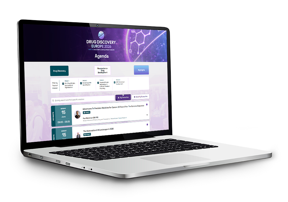 Drug Discovery Laptop Screen Mockup