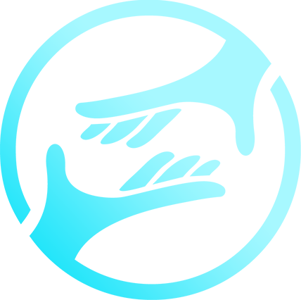 Precision Medicine Icon Light Blue