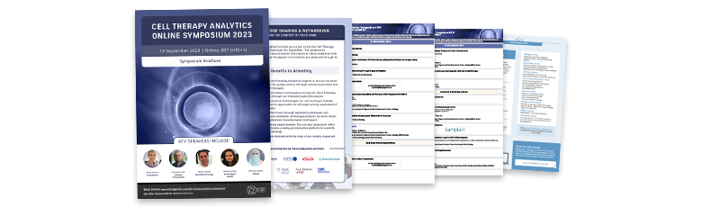 Cell Therapy Analytics Online Symposium 2023 Conference Brochure